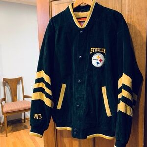 VINTAGE NFL PITTSBURGH STEELERS Leather Jacket
